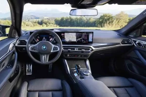 Interior of BMW I4 2022
